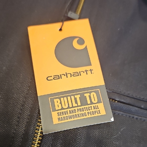 Carhartt Men's Dark Balck Bomber Jacket - Picture 5 of 12